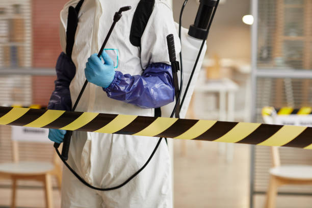 Professional Blood Cleanup technician working in Huntsville, MO